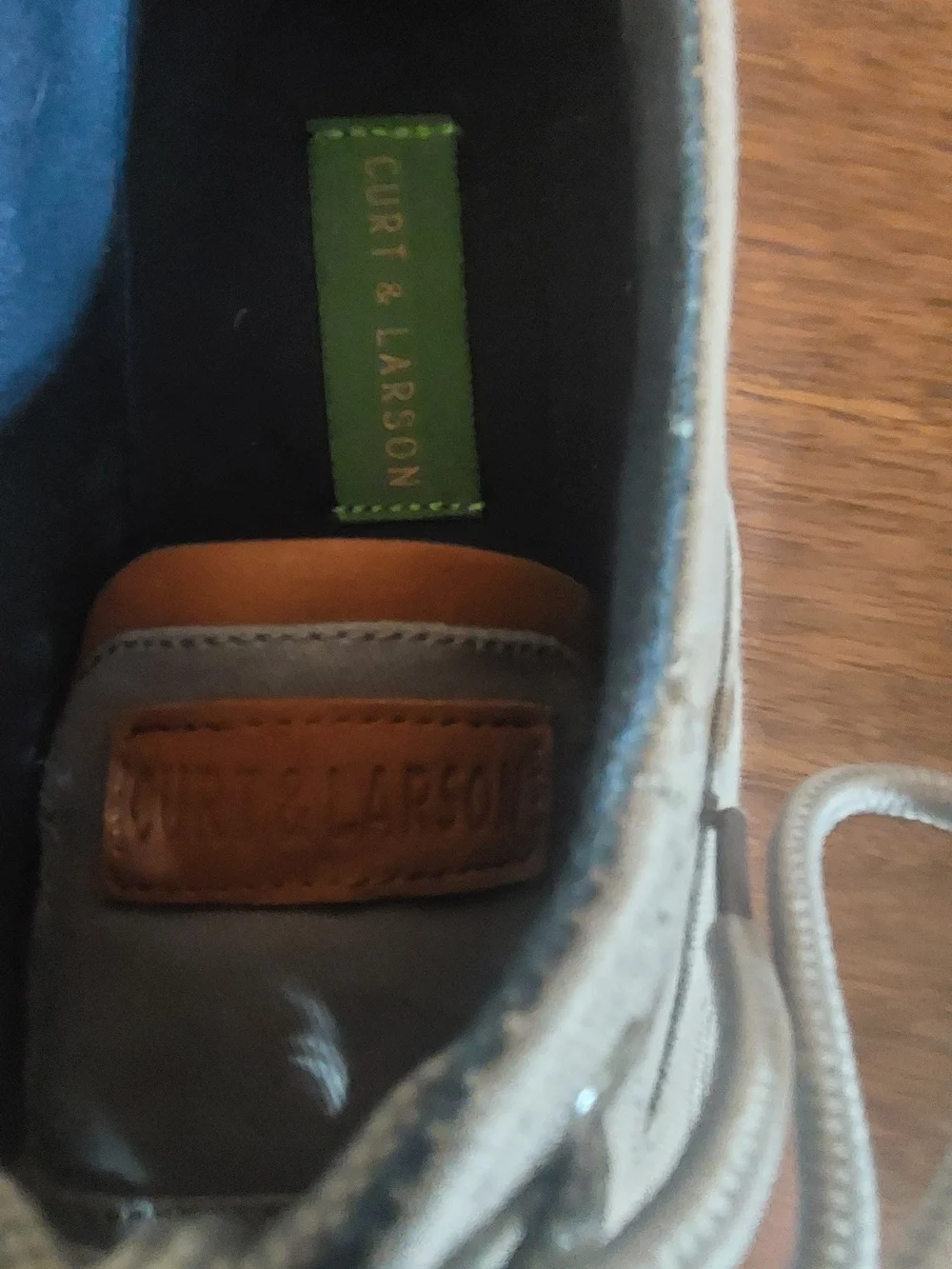 Curt & Larson Men's Casual Lace-Up Canvas Shoes in Gray